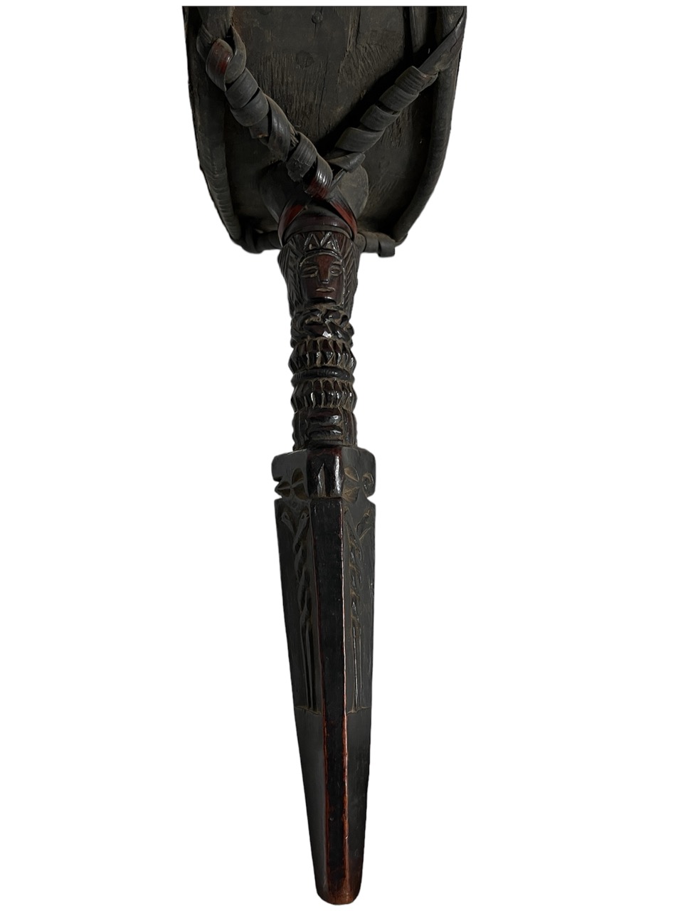 Ancien tambour chamanique népalais – Yin Yang – Image 5