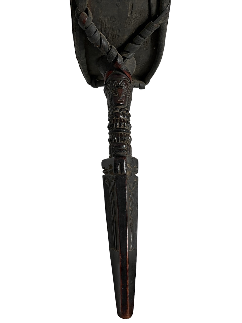 Ancien tambour chamanique népalais – Yin Yang – Image 3